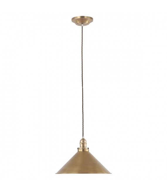 Provence Pendelleuchte, antikes Messing