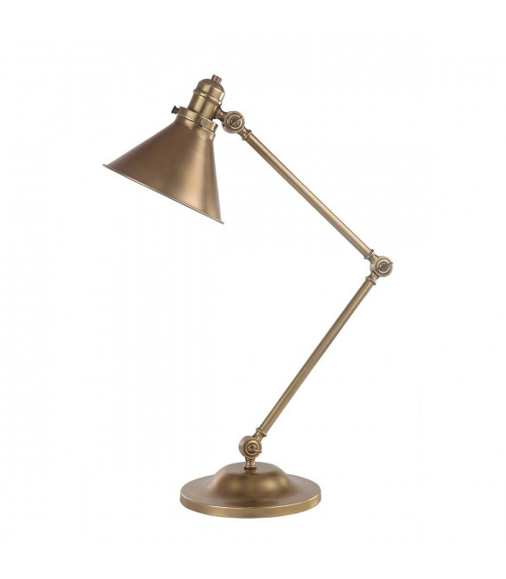 Provence Element Lampe, Anthrazit / Antik Messing