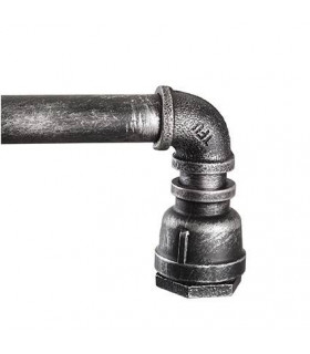 Applique murale Noire antique PLUMBER 3 ampoules