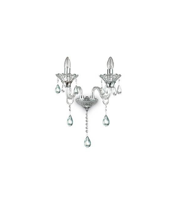 COLOSSAL Applique trasparente 2 lampadine