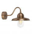 plafonnier ventilateur vintage 2 ampoules e27 max 60w brun patiné