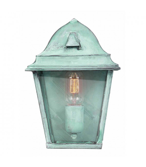 Lampada da parete St James, bronzo antico e vetro