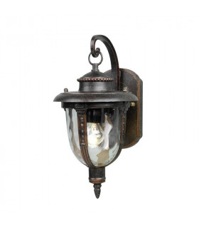 plafonnier ventilateur vintage 2 ampoules e27 max 60w brun patiné