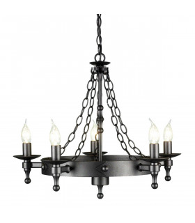 Lampada da parete Warwick, grafite, 2 lampadine