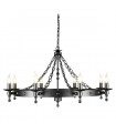 plafonnier ventilateur vintage 2 ampoules e27 max 60w brun patiné