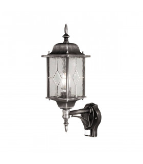 Lampada da parete Wexford, nero / argento