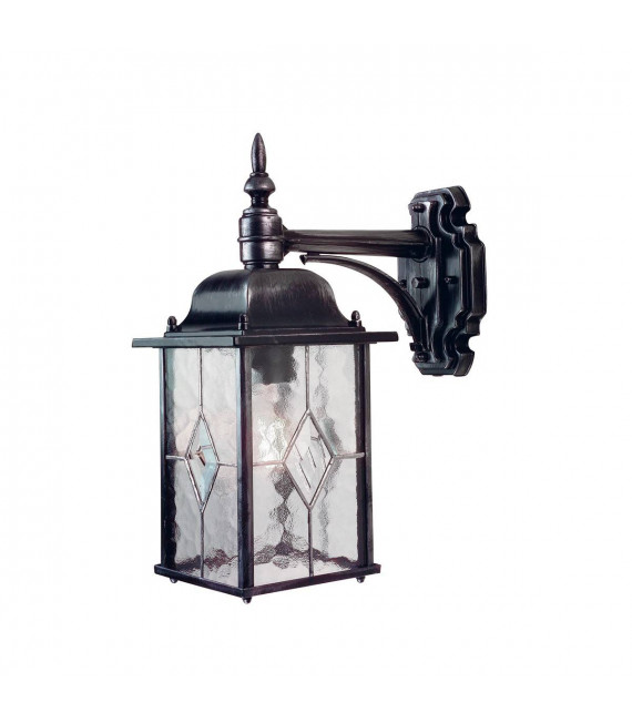 Lampada da parete Wexford, nero / argento