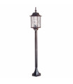 plafonnier ventilateur vintage 2 ampoules e27 max 60w brun patiné