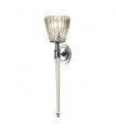 Applique salle de bain Agatha chrome poli, verre et acrylique