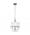 plafonnier ventilateur vintage 2 ampoules e27 max 60w brun patiné