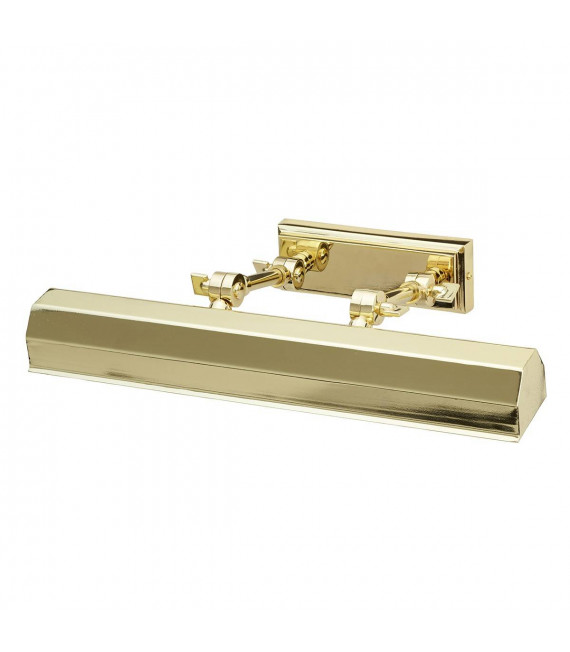 Lámpara de pared Chawton para cuadros de latón pulido 40.2cm, 2 luces