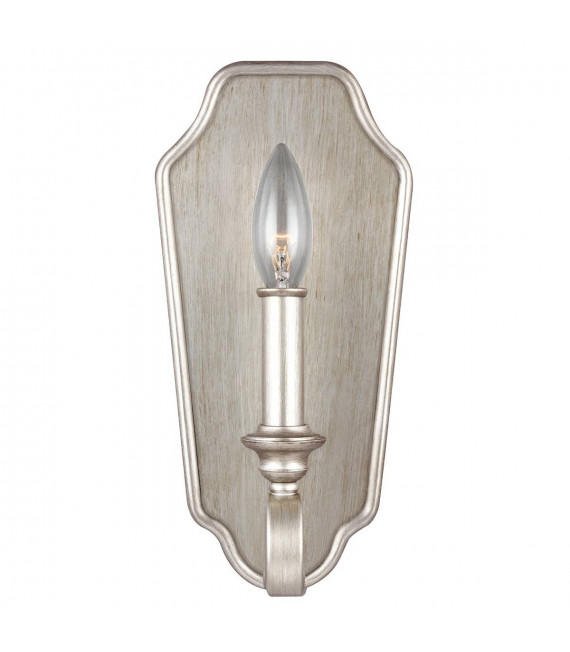 Dewitt, lámpara de pared, acabado dorado plateado