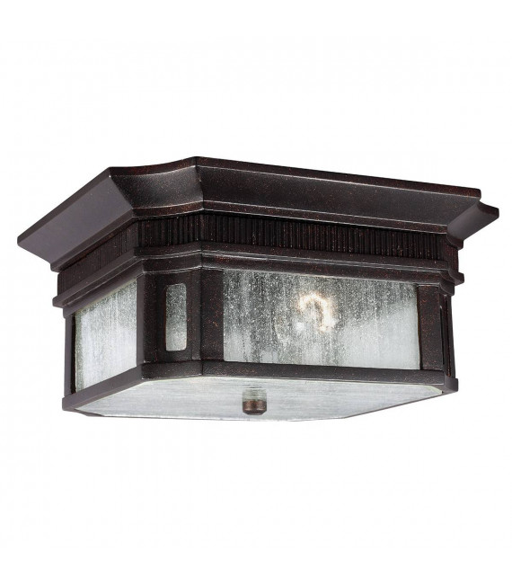 plafonnier ventilateur vintage 2 ampoules e27 max 60w brun patiné
