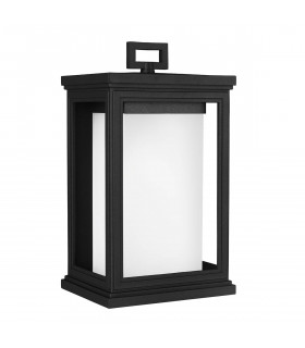 Rosco Laterne, 34,2 cm, schwarz, Opalglas, IP44