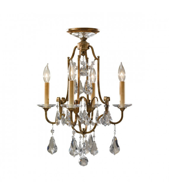plafonnier ventilateur vintage 2 ampoules e27 max 60w brun patiné