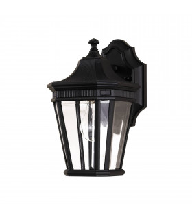 Costwold, lámpara de pared, negra, mediana