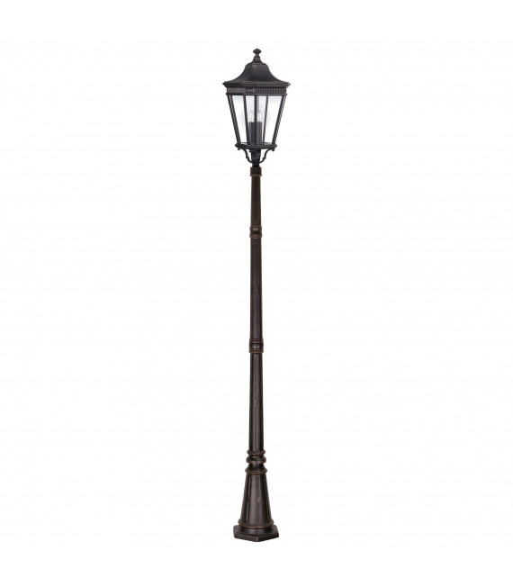 plafonnier ventilateur vintage 2 ampoules e27 max 60w brun patiné