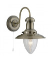 plafonnier ventilateur vintage 2 ampoules e27 max 60w brun patiné