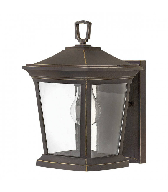 Aplique de exterior Bromlay, 29,9 cm, bronce frotado con aceite
