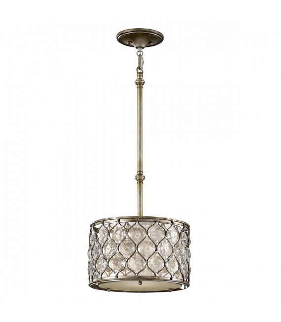 plafonnier ventilateur vintage 2 ampoules e27 max 60w brun patiné