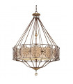 Applique Marcella, bronze oxydé et or, 2 ampoules