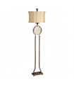 plafonnier ventilateur vintage 2 ampoules e27 max 60w brun patiné
