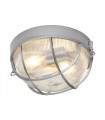 plafonnier ventilateur vintage 2 ampoules e27 max 60w brun patiné