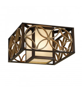 Lampada da parete Remy, bronzo e oro, 1 lampadina