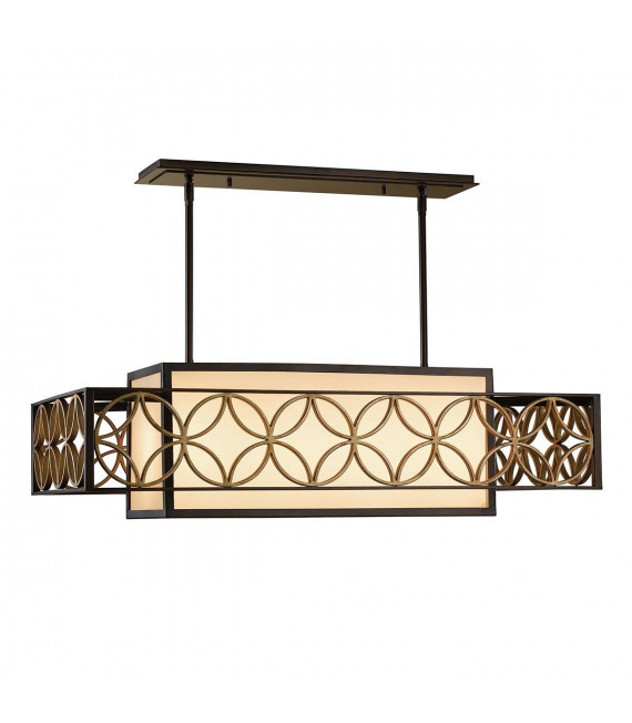 Plafonnier Remy, bronze et or