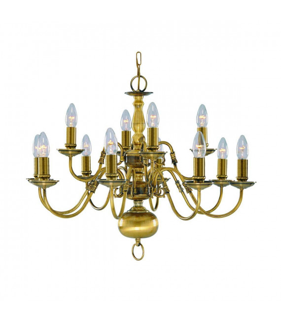plafonnier ventilateur vintage 2 ampoules e27 max 60w brun patiné