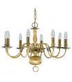 plafonnier ventilateur vintage 2 ampoules e27 max 60w brun patiné
