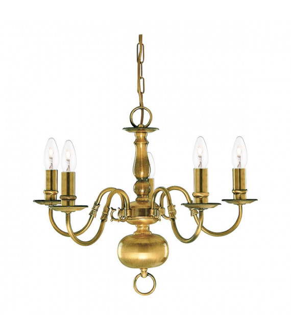 plafonnier ventilateur vintage 2 ampoules e27 max 60w brun patiné