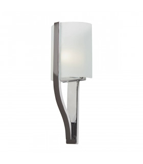 Freeport, lámpara de pared, cromo pulido, vidrio, LED