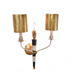 Dumaine Wandleuchte, Creme und Gold