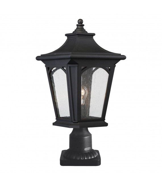 Bolardo de exterior Bedford, negro místico