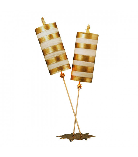 Brennnessel Stehlampe, Gold, 1 Glühbirne