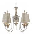 plafonnier ventilateur vintage 2 ampoules e27 max 60w brun patiné