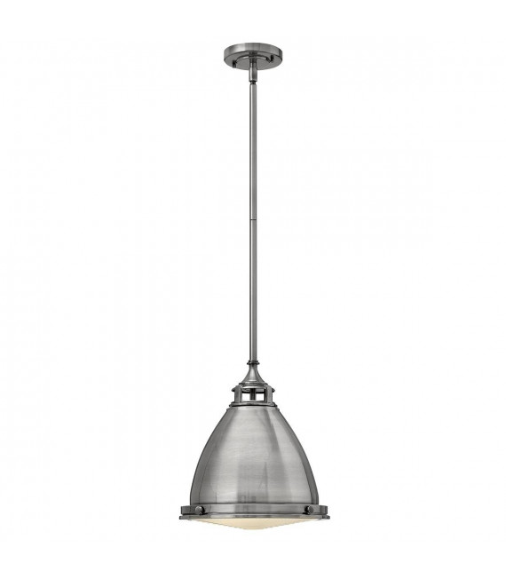 Amelia Pendelleuchte, Zink und Glas, 32 cm