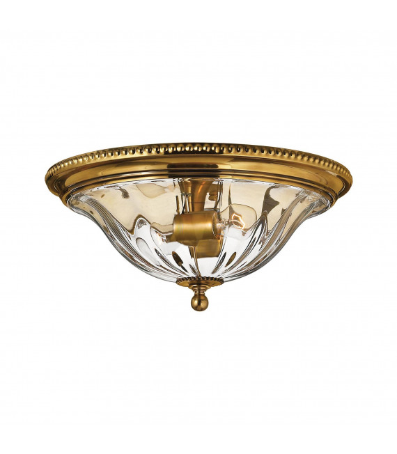plafonnier ventilateur vintage 2 ampoules e27 max 60w brun patiné