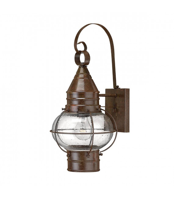 Cape Cod Deckenleuchte, Bronze und Glas, klein