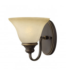 Applique Cambridge, ottone, 1 lampadina