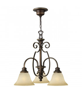 plafonnier ventilateur vintage 2 ampoules e27 max 60w brun patiné