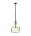plafonnier ventilateur vintage 2 ampoules e27 max 60w brun patiné