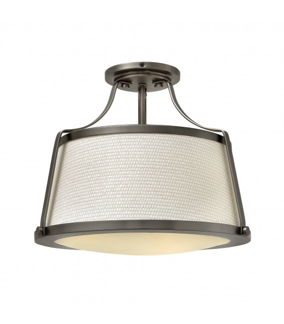 Charlotte Pendelleuchte, antikes Nickel