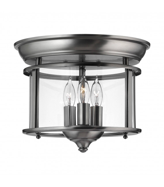 plafonnier ventilateur vintage 2 ampoules e27 max 60w brun patiné