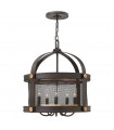 plafonnier ventilateur vintage 2 ampoules e27 max 60w brun patiné