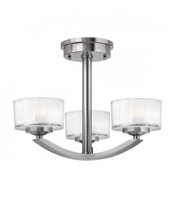 plafonnier ventilateur vintage 2 ampoules e27 max 60w brun patiné