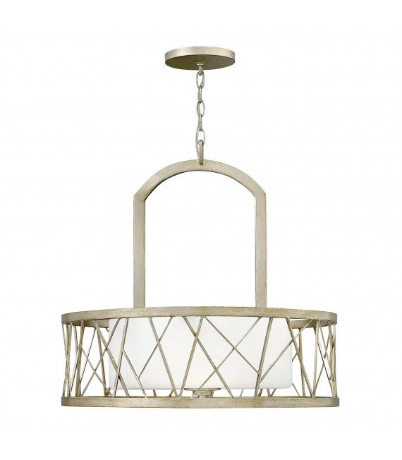 Applique Nest, argent et verre, 1 ampoule