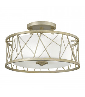 plafonnier ventilateur vintage 2 ampoules e27 max 60w brun patiné