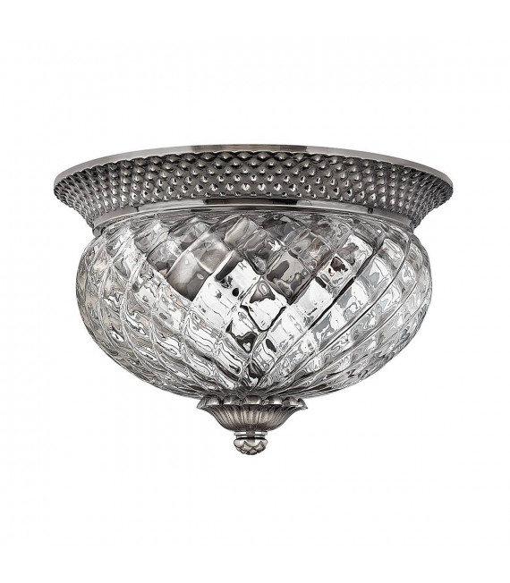 plafonnier ventilateur vintage 2 ampoules e27 max 60w brun patiné
